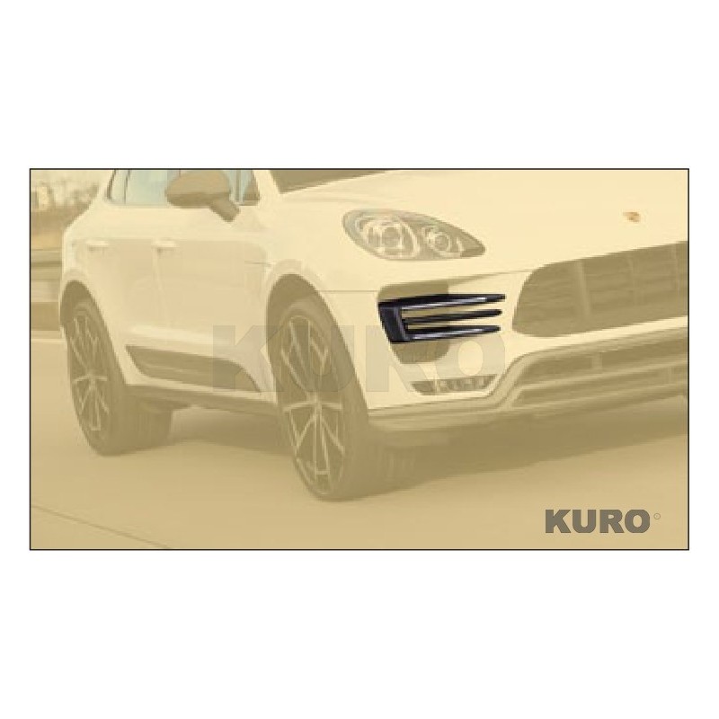 MANSORY Macan — Przedni zderzak spitter dodatkowy - petrol