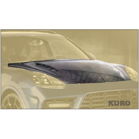 MANSORY Cayenne 2015 — Maska silnika, widoczny karbon