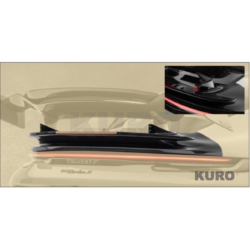 MANSORY 911 2022 — Spoiler klapy z aditional światło stop