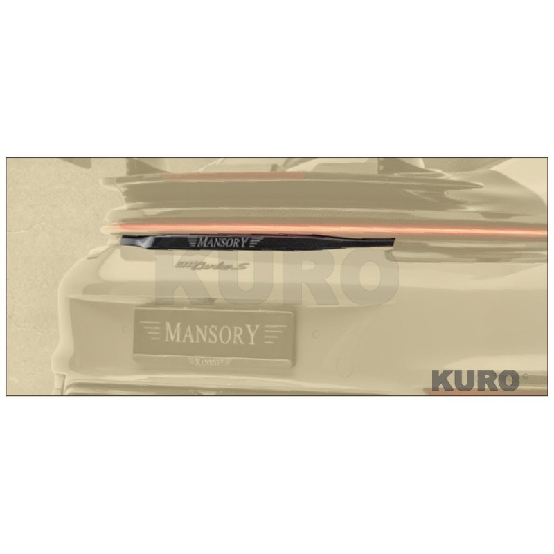 MANSORY 911 2022 — Klapa tylna panel z podświetlany MANSORY logo