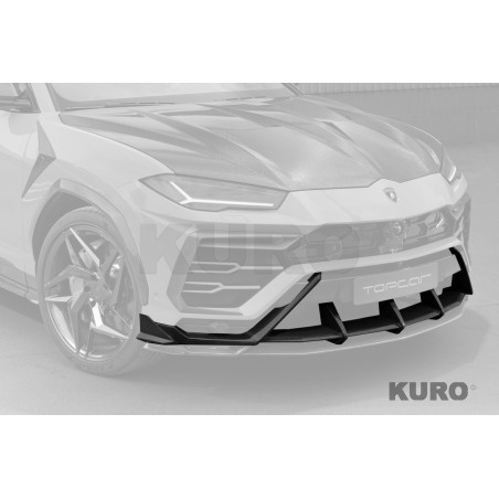 TopCar URUS — Przedni zderzak, dolna część, Stealth karbon