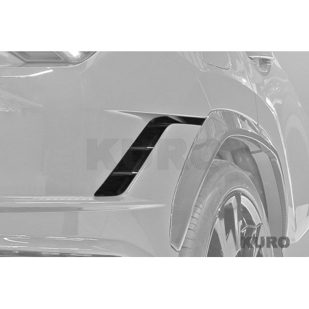 TopCar URUS S — Boczny powietrza splitters, 2 szt., widoczny karbon