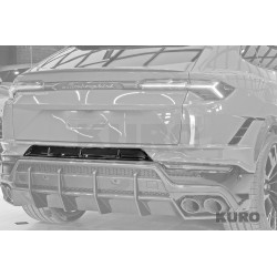 TopCar URUS S — Central nakładka tylny zderzak, 1 szt., widoczny karbon