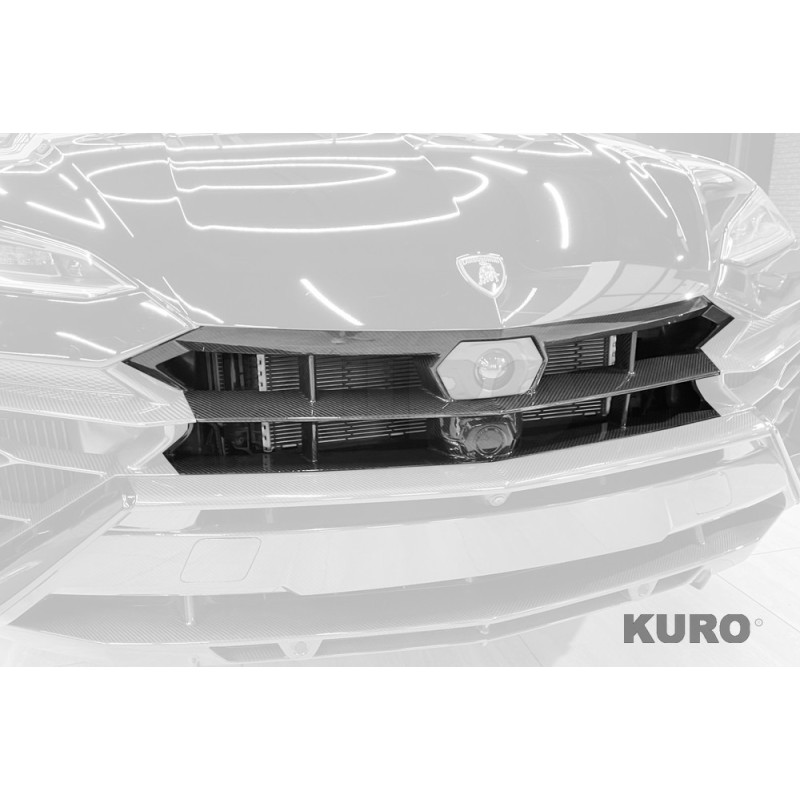 TopCar URUS SE Light Pack — Przedni zderzak central grill, widoczny karbon