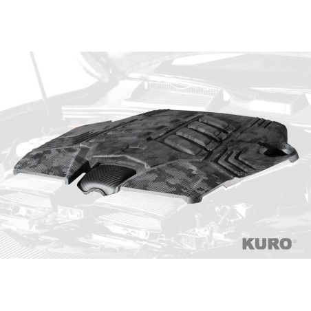 TopCar URUS SE Light Pack — Pokrywa silnika, 2 części, combined widoczny karbon