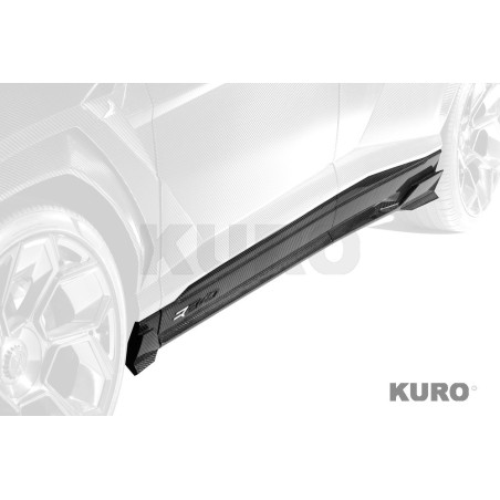 TopCar URUS SE R'Evo Carbon Edition — Progi boczne, 6 części, widoczny karbon