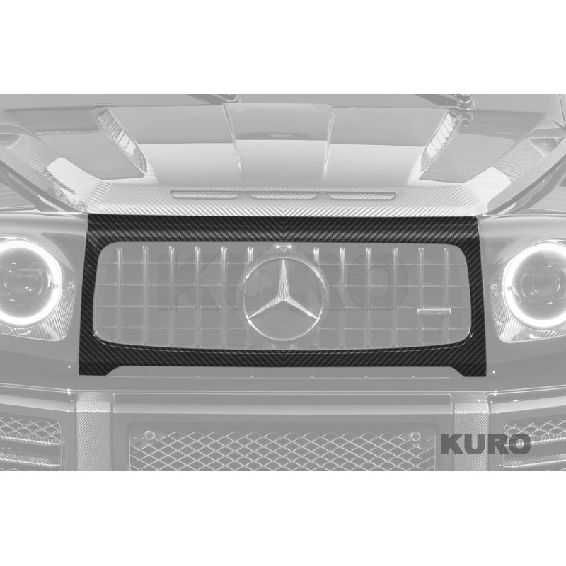 TopCar Mercedes G-class (W463A) INFERNO — Central panel, widoczny karbon