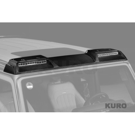 TopCar Mercedes G63 4x4² Inferno — Dach LED panel, widoczny karbon