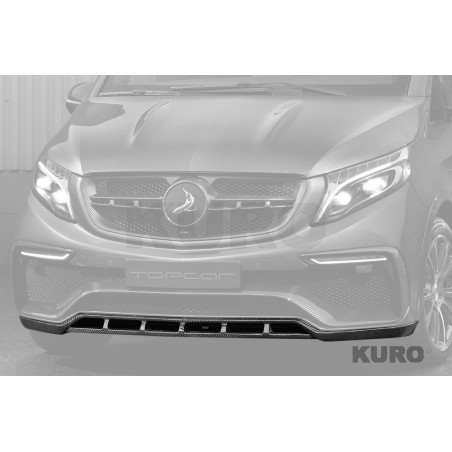TopCar Mercedes V-class — Dokładka przednia, widoczny karbon