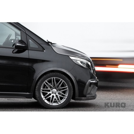 TopCar Mercedes V-class — Błotnik poszerzenia, 4 szt., widoczny karbon