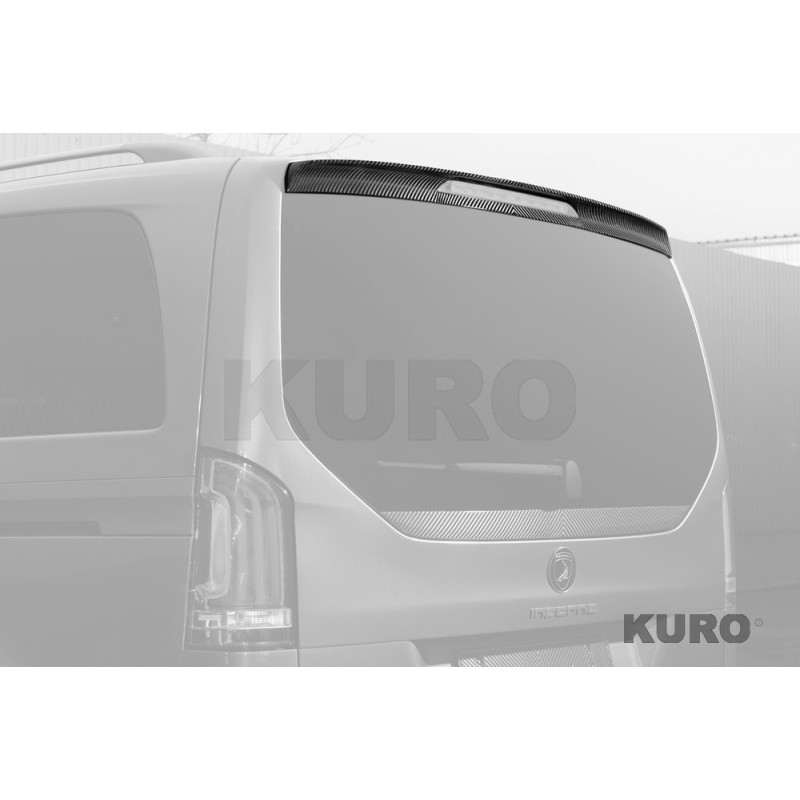 TopCar Mercedes V-class — Tylny spoiler, widoczny karbon