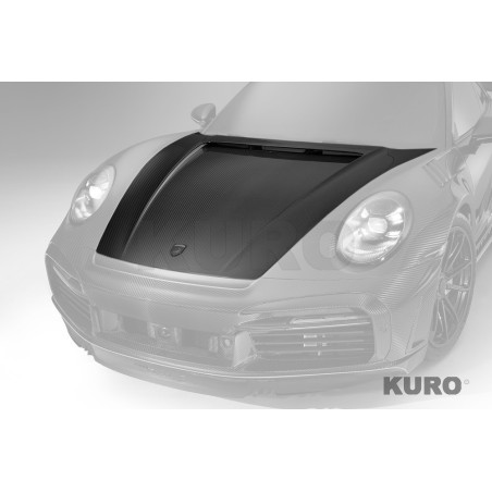 TopCar 992 turbo(s) light pack — Maska, Widoczny karbon