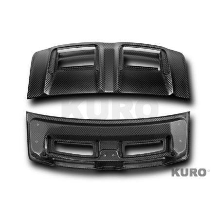TopCar 992 turbo(s) light pack — Pokrywa silnika, Widoczny karbon