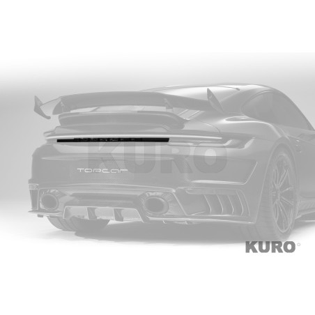 TopCar 992 turbo(s) light pack — Strap STINGER tylny zderzak, Widoczny karbon