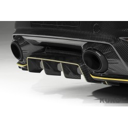 TopCar 992 Stinger light pack — Tytan wydech (Akrapovic) z czarny tips