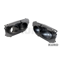 NOVITEC 812 N-Largo S — Novitec końcówki wydechu (zestaw 2) z nowy siatka-insert