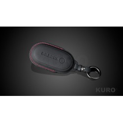 BRABUS Skóra key nakładka czarny-czerwony