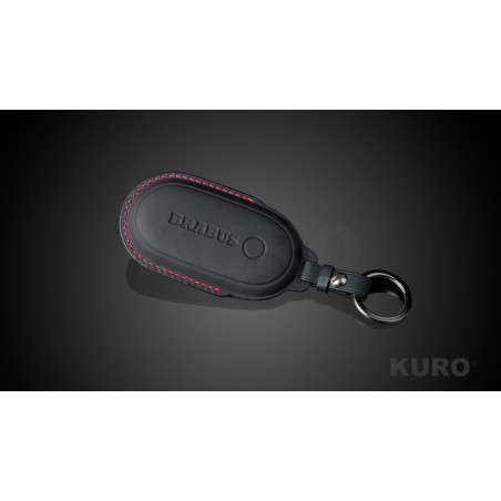 BRABUS Skóra key nakładka czarny-czerwony