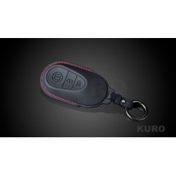 BRABUS Skóra key nakładka czarny-czerwony