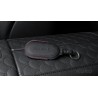 BRABUS Skóra key nakładka czarny-czerwony