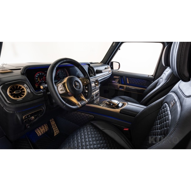 BRABUS Czarny & Gold Stylizacja wnętrza