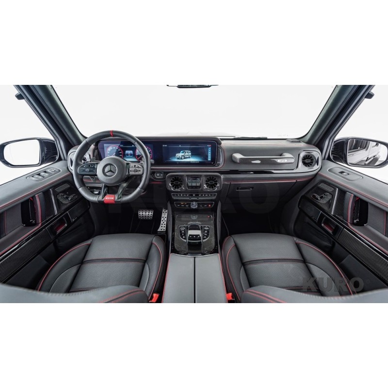 BRABUS Czarny Ops Stylizacja wnętrza
