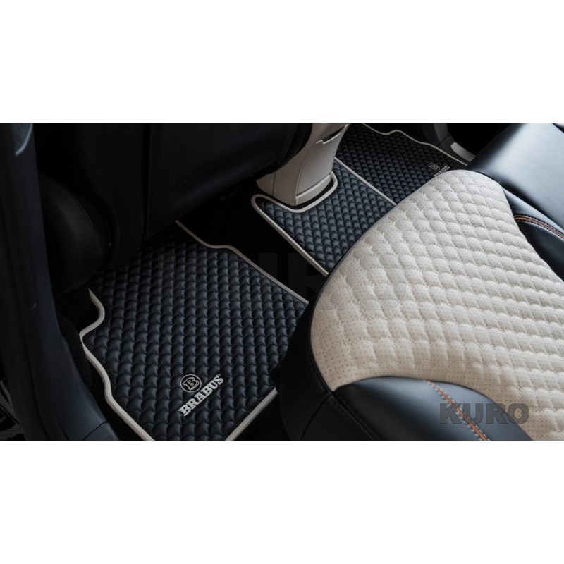 BRABUS skóra Dywaniki podłogowe quilted