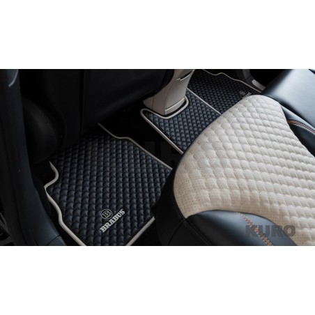 BRABUS skóra Dywaniki podłogowe quilted