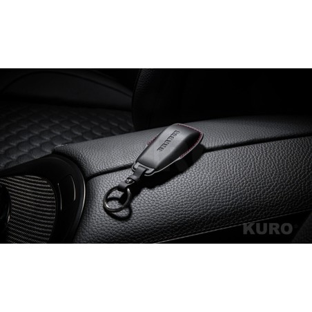 BRABUS Skóra key nakładka czarny-czerwony