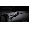 BRABUS Skóra key nakładka czarny-czerwony