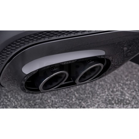 BRABUS czarny chrom tailpipe wkładka
