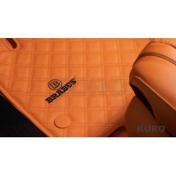 BRABUS Skóra dywanik podłogowy quilted