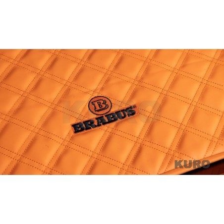 BRABUS Skóra boot mat quilted