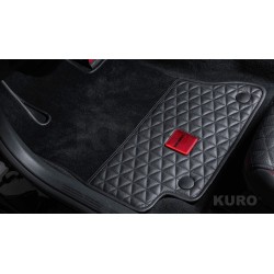 BRABUS Skóra dywaniki podłogowe quilted