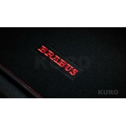 BRABUS Welur dywaniki podłogowe czarny
