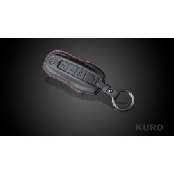 BRABUS Skóra key nakładka czarny-czerwony