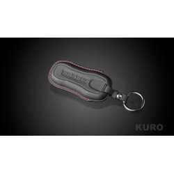 BRABUS Skóra key nakładka czarny-czerwony