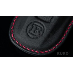 BRABUS Skóra key nakładka czarny-czerwony