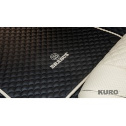 BRABUS Skóra dywanik podłogowy quilted