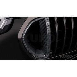 BRABUS Karbon przedni grill wkładki