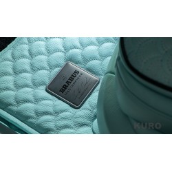 BRABUS Skóra dywaniki podłogowe skóra quilted