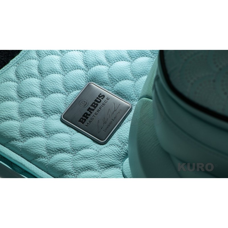 BRABUS Skóra dywaniki podłogowe skóra quilted