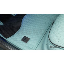 BRABUS Skóra dywaniki podłogowe skóra quilted