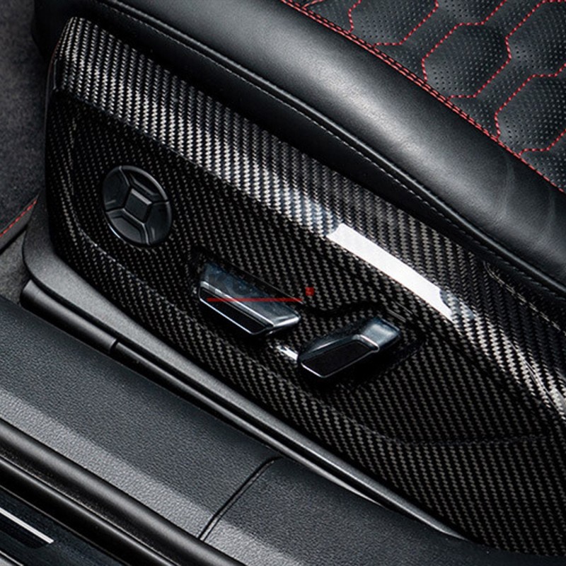 ABT nakładki ram foteli carbon połysk