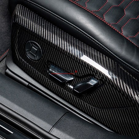 ABT nakładki ram foteli carbon połysk