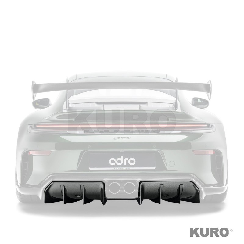 Porsche 992.2 GT3 prepreg carbon dyfuzor tylny