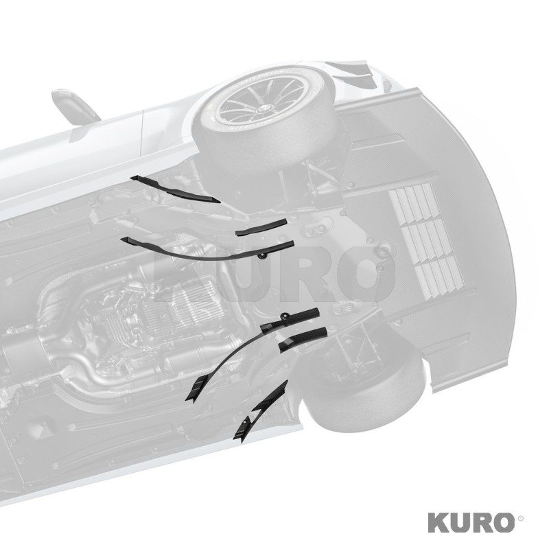 BMW G87 M2 ARD prepreg wyścigowy Undervanes