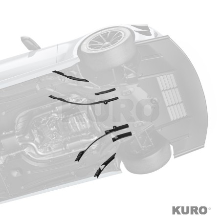 BMW G87 M2 ARD prepreg wyścigowy Undervanes