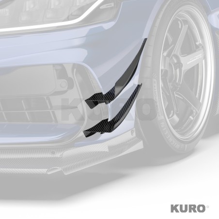 Toyota GR Supra ARD prepreg lotki (canards) (adro Bumper)