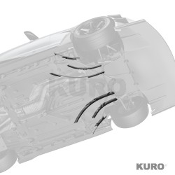 Toyota GR Supra ARD prepreg wyścigowy Undervanes
